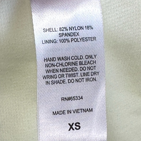 Salt + Cove Juniors Cross Back Double Strap Bikini - Neon Yellow - size XS - Picture 4 of 7